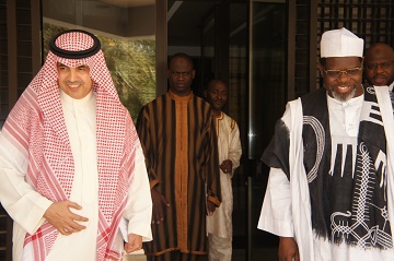 The ambassador with his saudi homologue